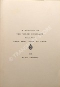 Book cover of A History of the Welsh Highland Railway / The Welsh Highland Railway by TURNER, Alun
